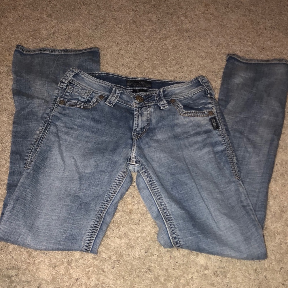 Silver jeans